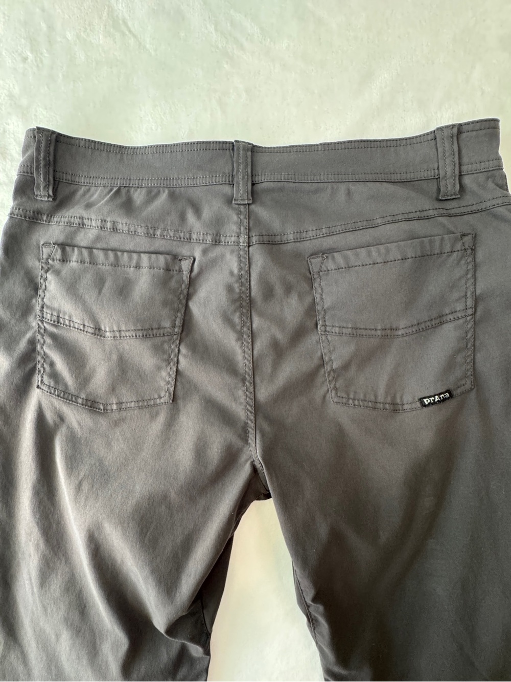 prAna Men's Slim Fit Breathe Pants Charcoal 34x32 Hiking Travel - Picture 6 of 10
